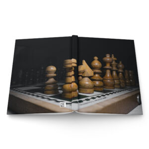 Dark Chess Set Hardcover Journal
