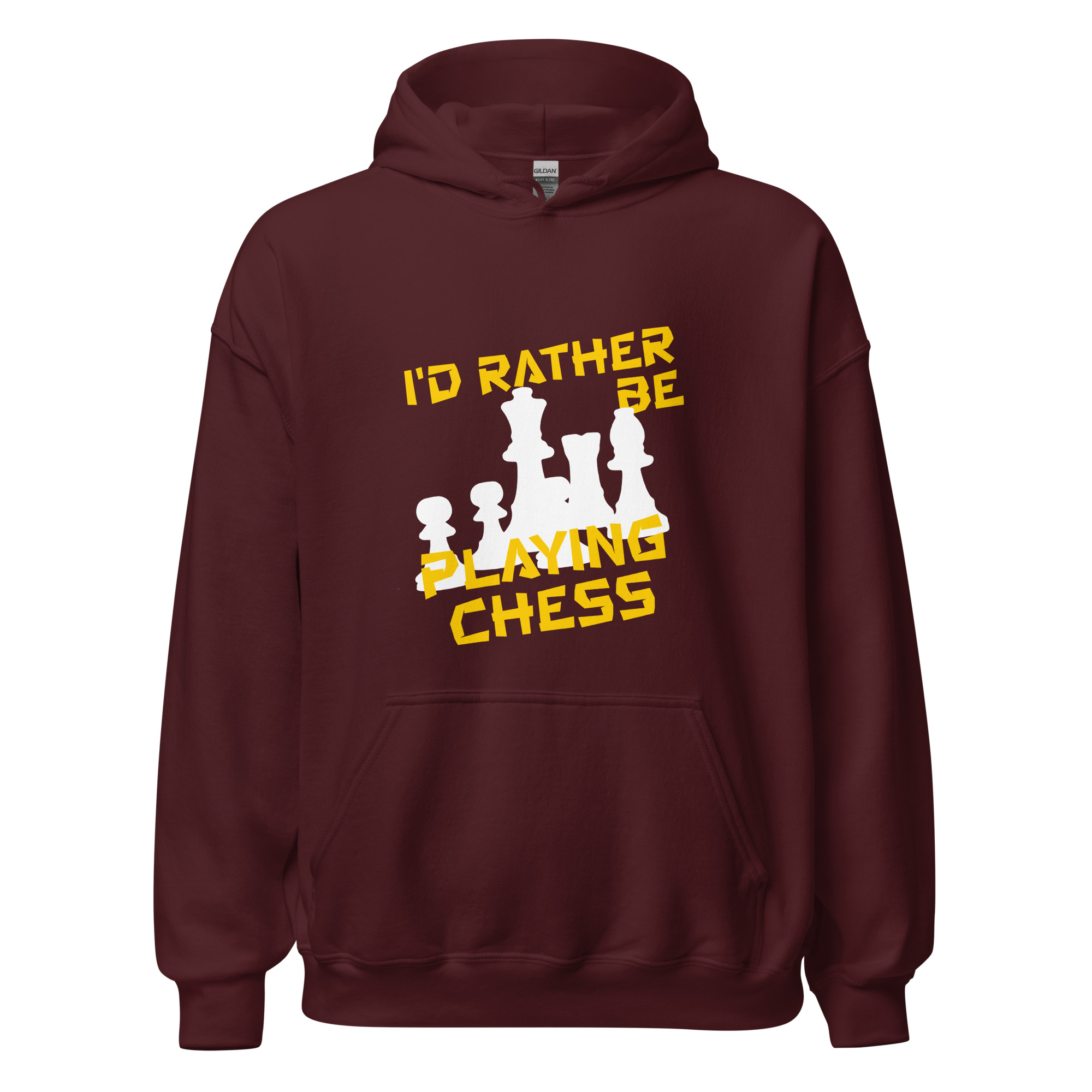 I'd Rather Be Playing Chess Hoodie - Image 4
